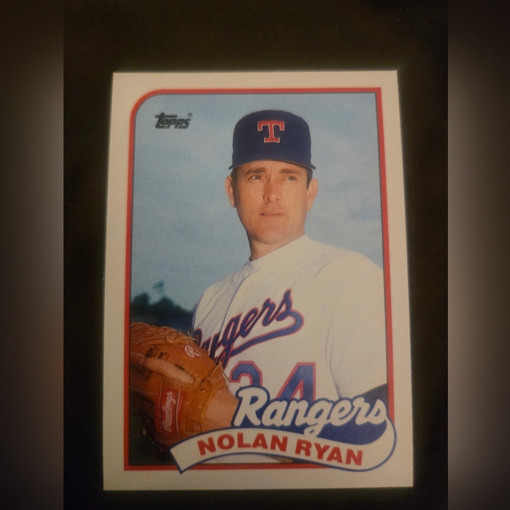 Nolan Ryan 1989 Topps Baseball Card